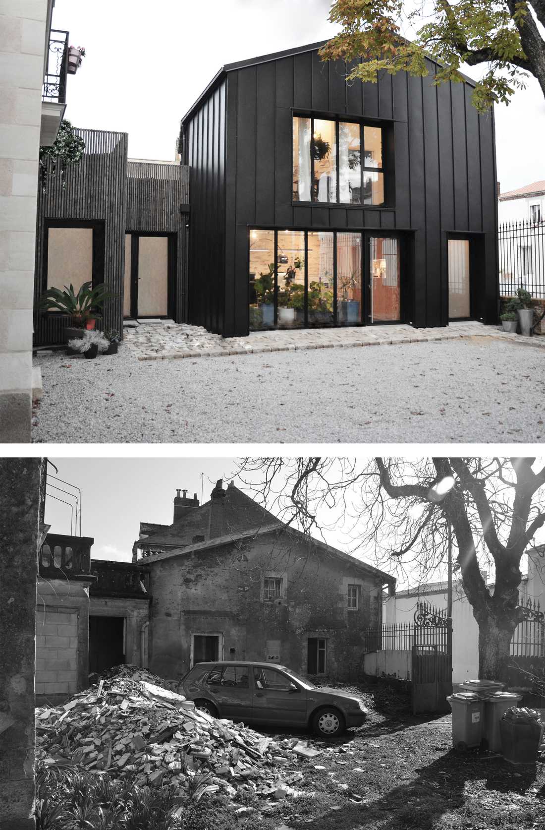 Energy renovation as part of the complete renovation of a house by an architect in Var