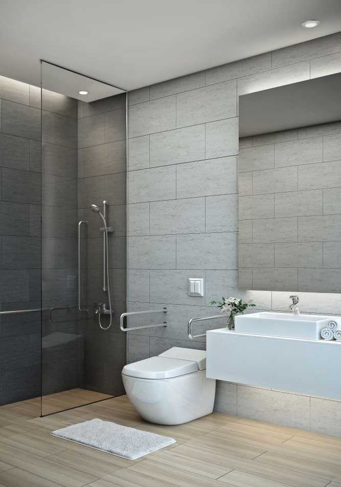 Un architecte in Toulon aménage une salle de bain adaptée aux personnes en situation de handicap