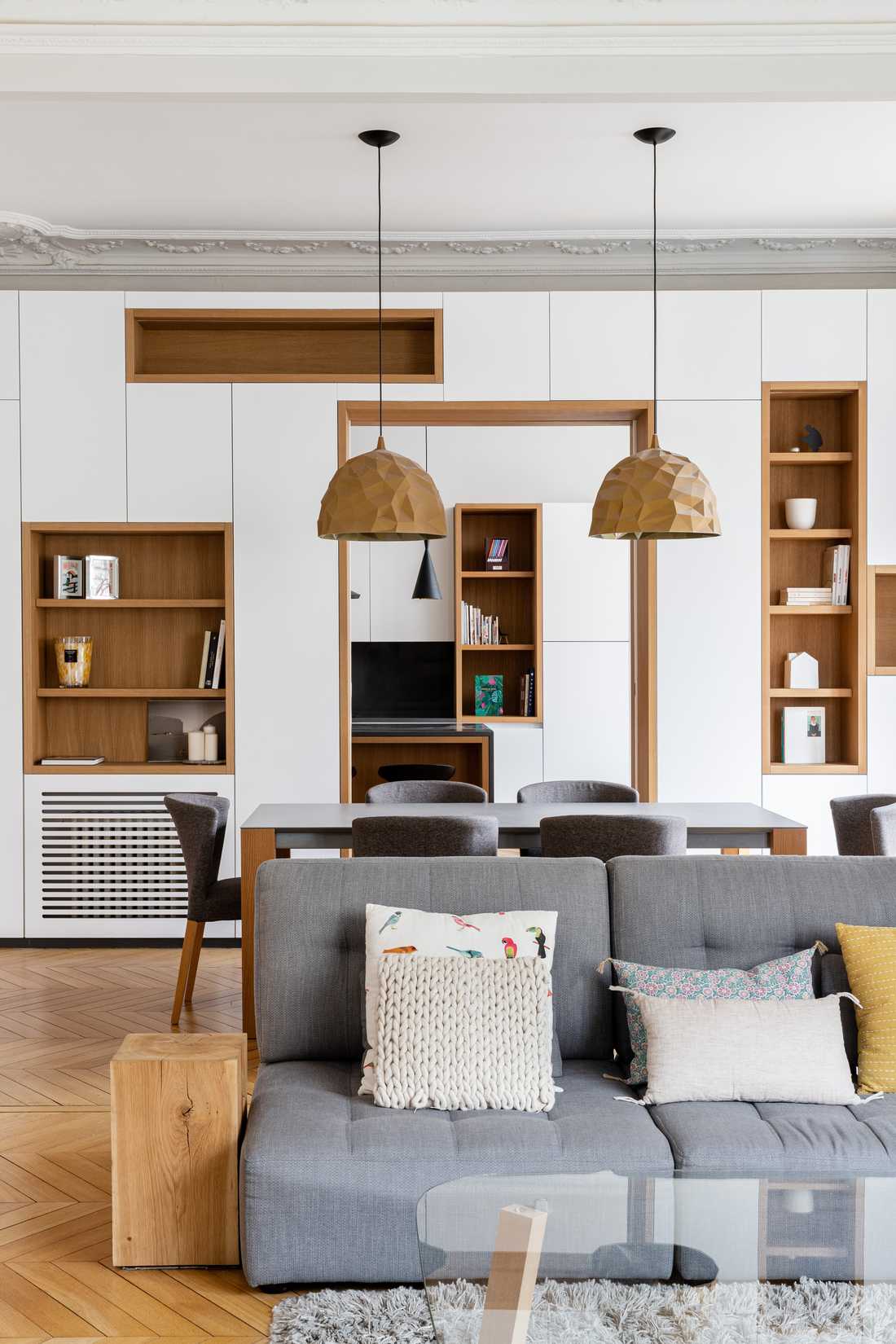 Modernisation d'un appartement haussmannien par un architecte d'intérieur à Toulon