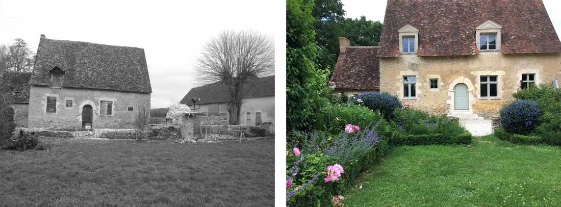 Création d'un jardin de villégiature dans une maison du 16e siècle dans le Var