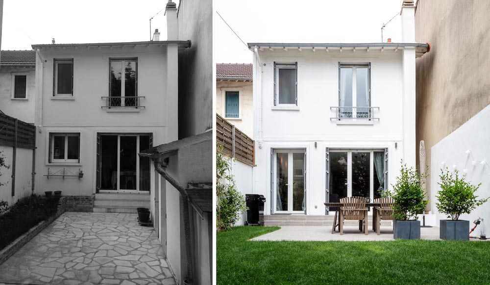 Rénovation de la facade d'une maison de ville à Toulon