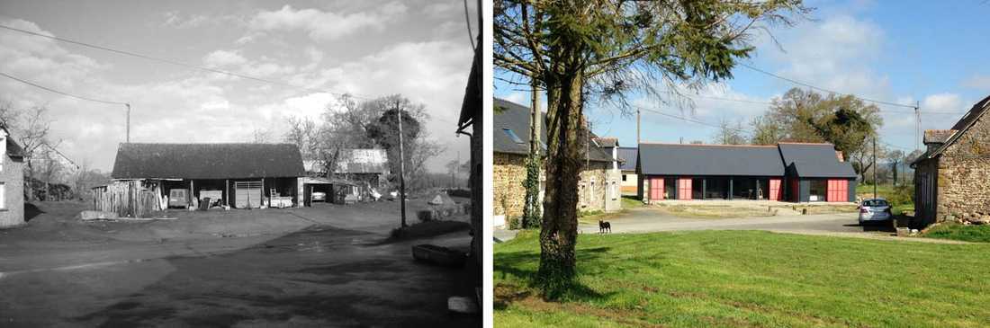 Réhabilitation d'un corps de ferme par un architecte