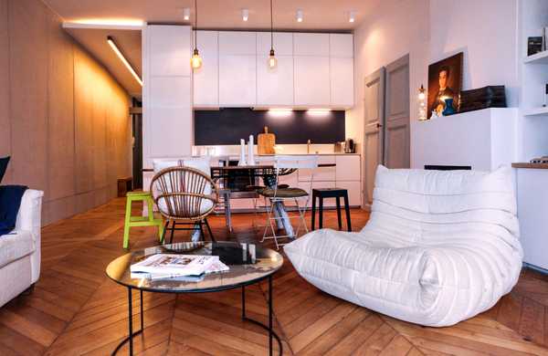 Transform a studio into a 2-room apartment
