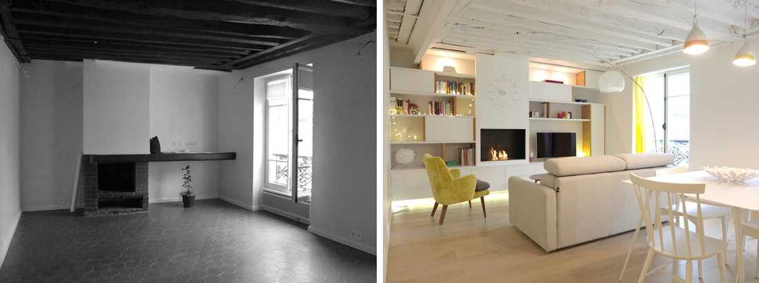 Un architecte d’intérieur rénove un ancien appartement de deux pièces à Toulon