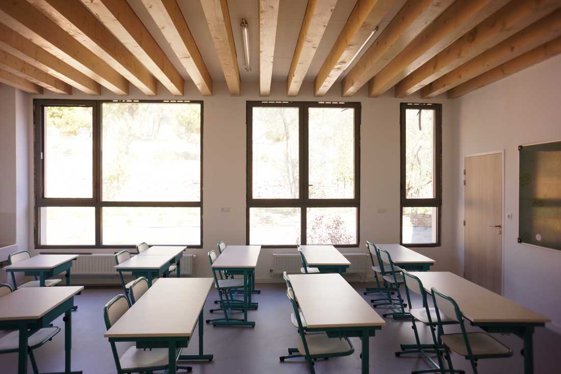 Salle de classe aménagée par un architecte à Toulon