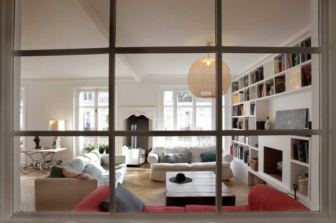 Rénovation d'un appartement haussmannien par architecte d'interieur à Toulon