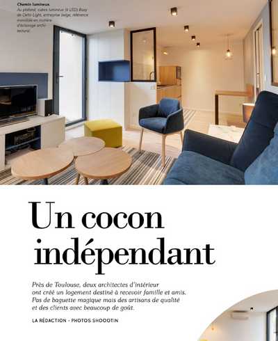 Article du magazine Ma Maison sur un cocon indépendant