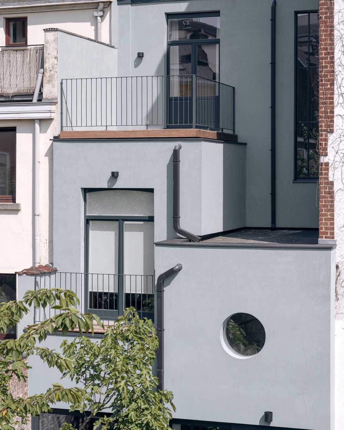 Extension d'une maison de ville conçue par un architecte à Toulon