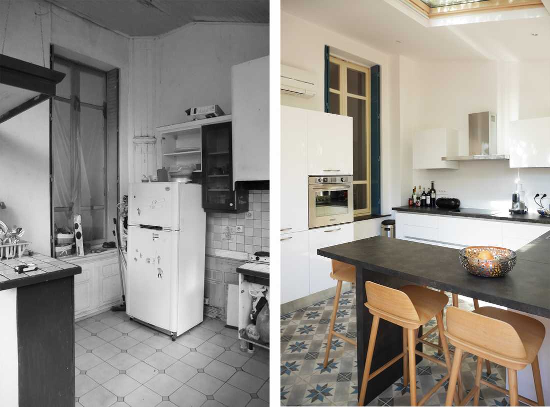 Rénovation de la cuisine d'une maison de ville à Toulon